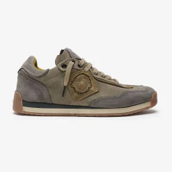 Enso Suede | Peat Green