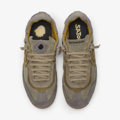 Enso Suede | Peat Green