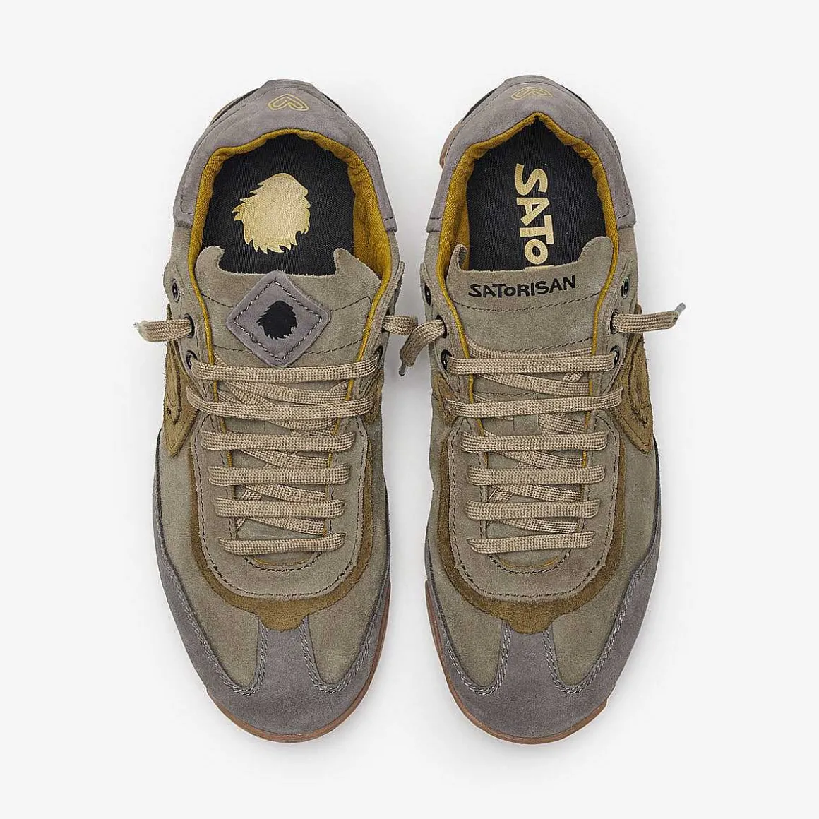 Enso Suede | Peat Green