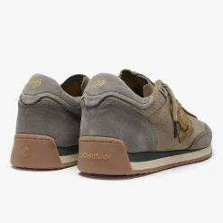 Enso Suede | Peat Green