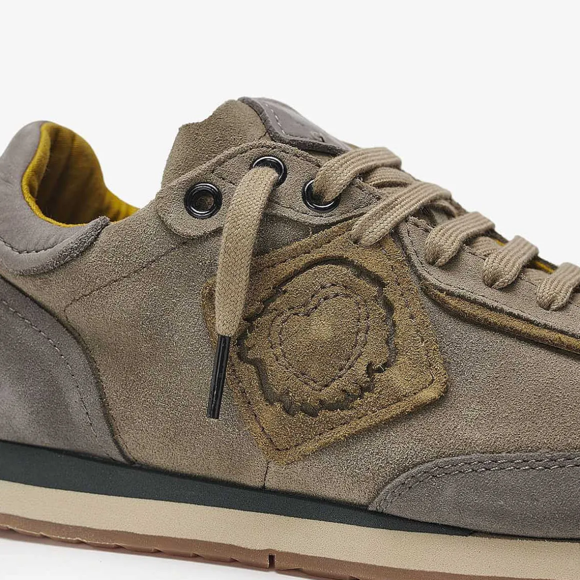 Enso Suede | Peat Green
