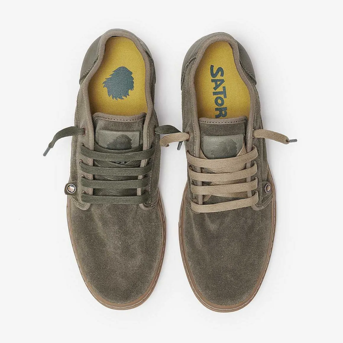 Heisei Suede | Deep Khaki/Gr