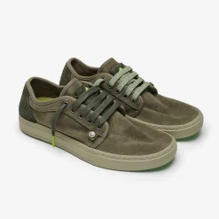 Heisei Suede | Peat Green