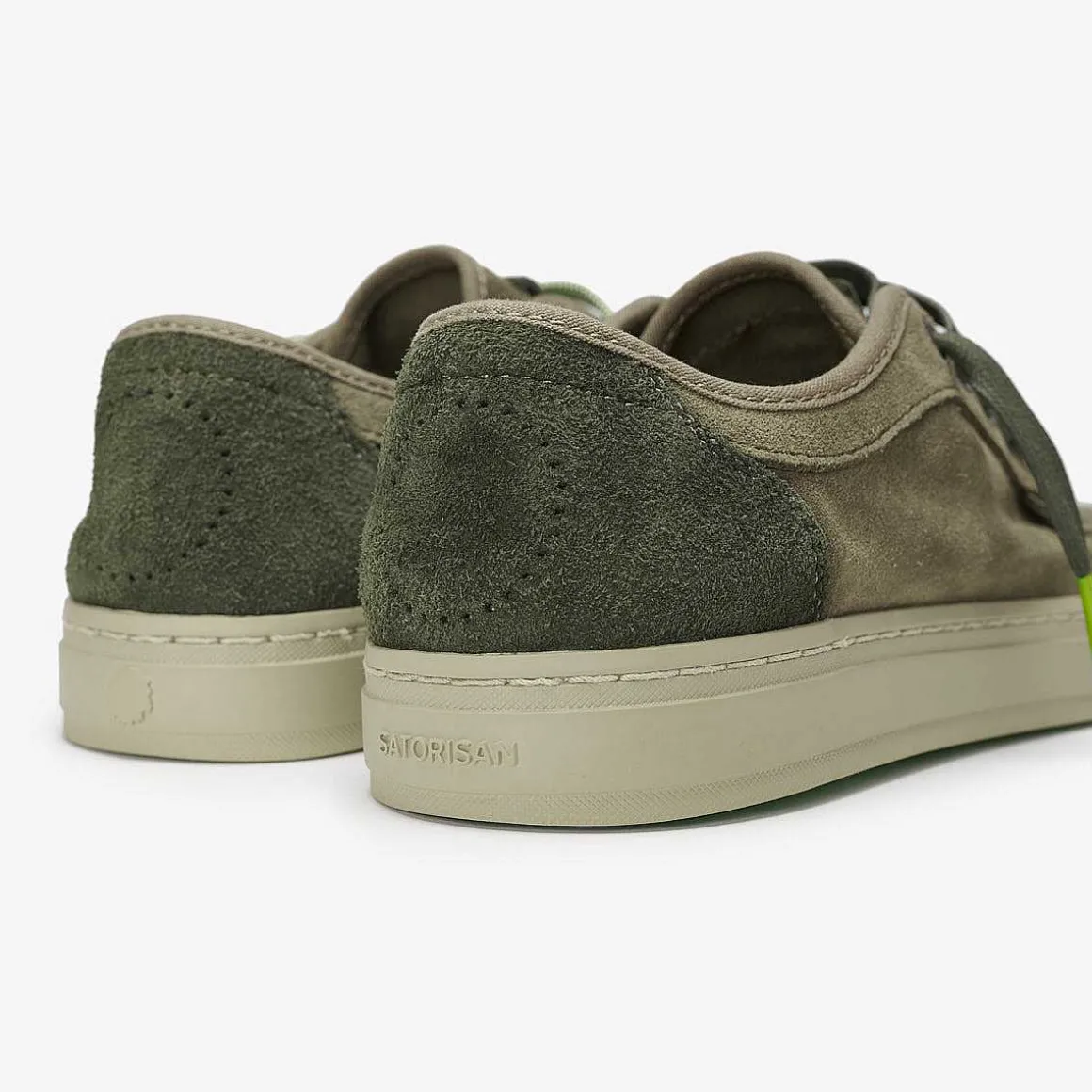 Heisei Suede | Peat Green