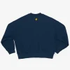 Sweatshirt Oversize Organic Cotton | Blue Ink