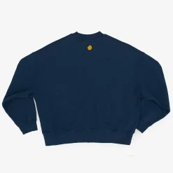 Sweatshirt Oversize Organic Cotton | Blue Ink