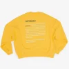 Sweatshirt Oversize Organic Cotton | Primary Yellow Origin