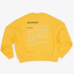 Sweatshirt Oversize Organic Cotton | Primary Yellow Origin