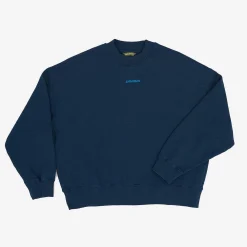 Sweatshirt Oversize Organic Cotton | Blue Ink