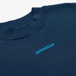Sweatshirt Oversize Organic Cotton | Blue Ink