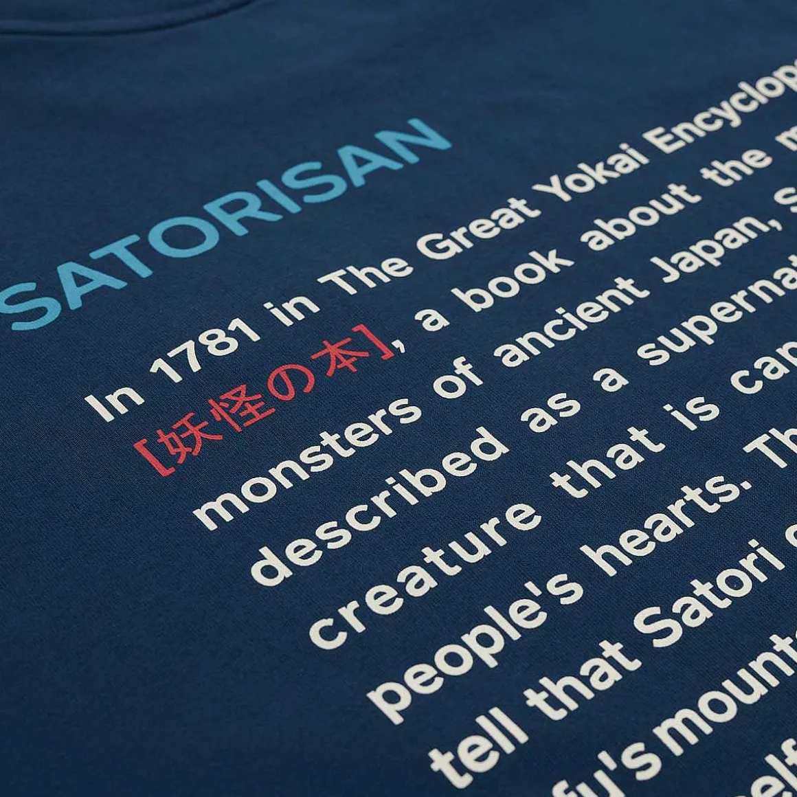 T-Shirt Oversize Organic Cotton | Blue Ink Origin