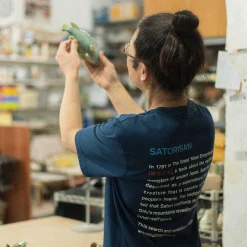 T-Shirt Oversize Organic Cotton | Blue Ink Origin