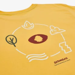T-Shirt Regular Fit Organic Cotton | Primary Yellow 5 Elements