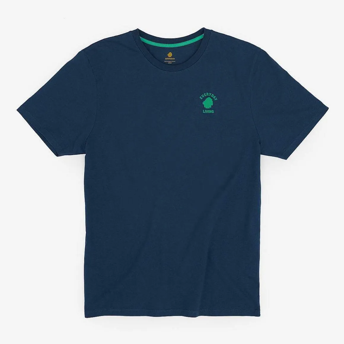 T-Shirt Regular Fit Organic Cotton | Blue Ink Every Day Living