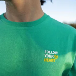 T-Shirt Regular Fit Organic Cotton | Aloe Vera Follow Your Heart