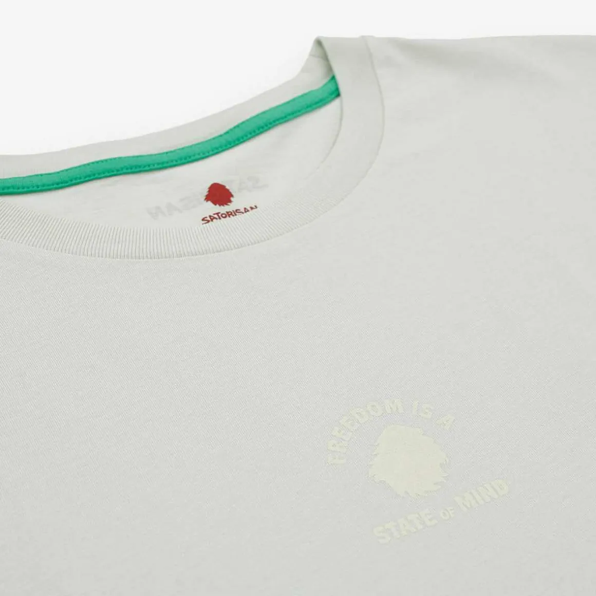 T-Shirt Regular Fit Organic Cotton | Cristaline Green Freedom State