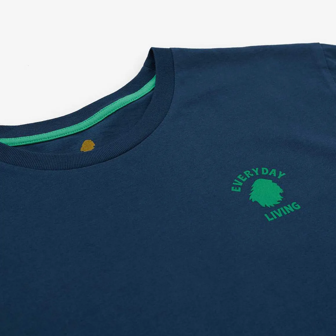 T-Shirt Regular Fit Organic Cotton | Blue Ink Every Day Living